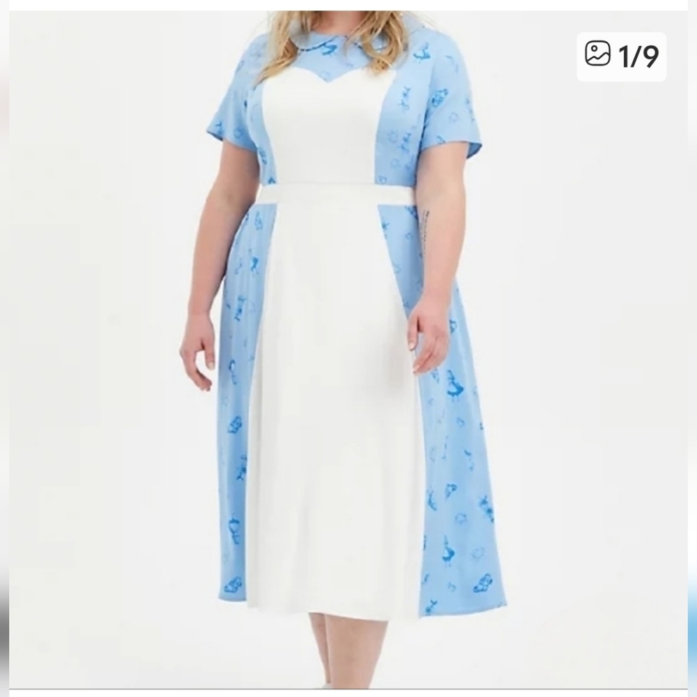 Torrid Disney Alice In Wonderland Dress Size 3 Halloween Costume